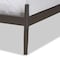 Baxton Studio Samir Modern Industrial Black Finished Metal Platform Bed-Full 195-12375-ZORO - alternate 5